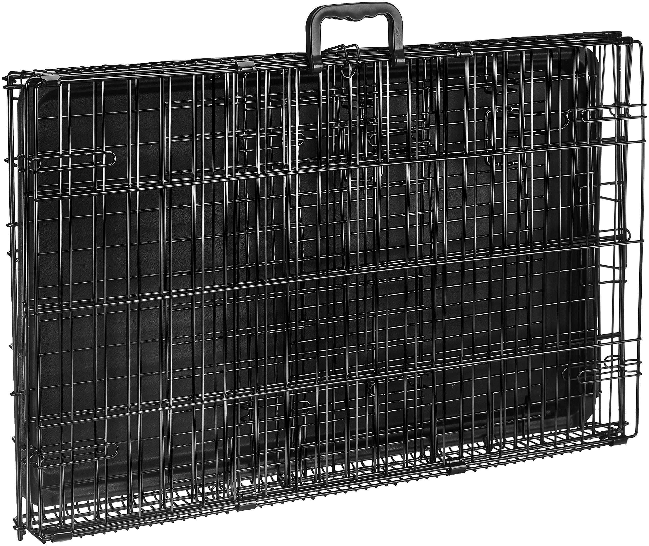 AmazonBasics 摺疊金屬寵物籠｜30 × 19 × 21吋・連托盤・圖片 4