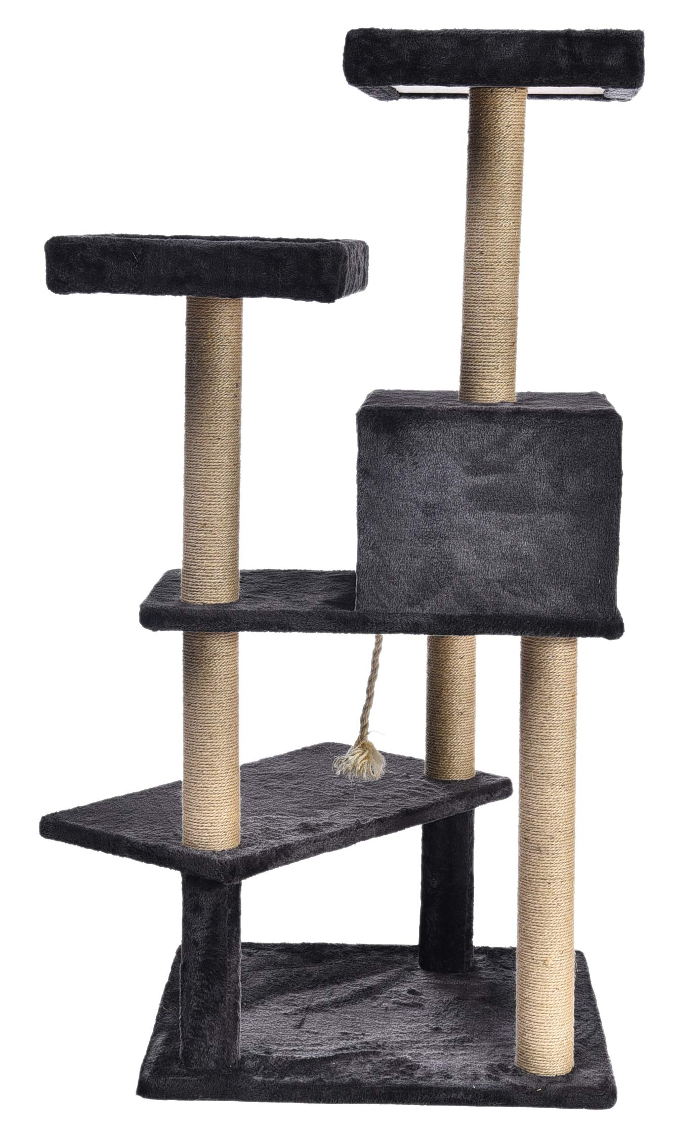AmazonBasics 階梯式多平台貓跳台｜24 × 22 × 51吋・深灰色・圖片 5